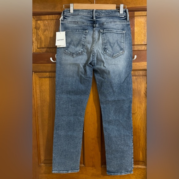 MOTHER denim jeans, The Mid Rise Dazzler Ankle, Wash: whiplash, size 27 - Picture 3 of 11